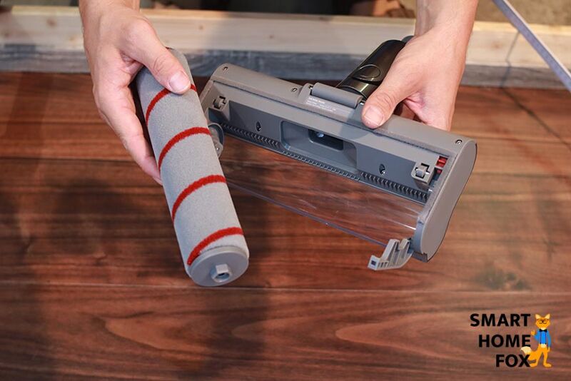 Die Reinigung der Bürste des Dreame V11